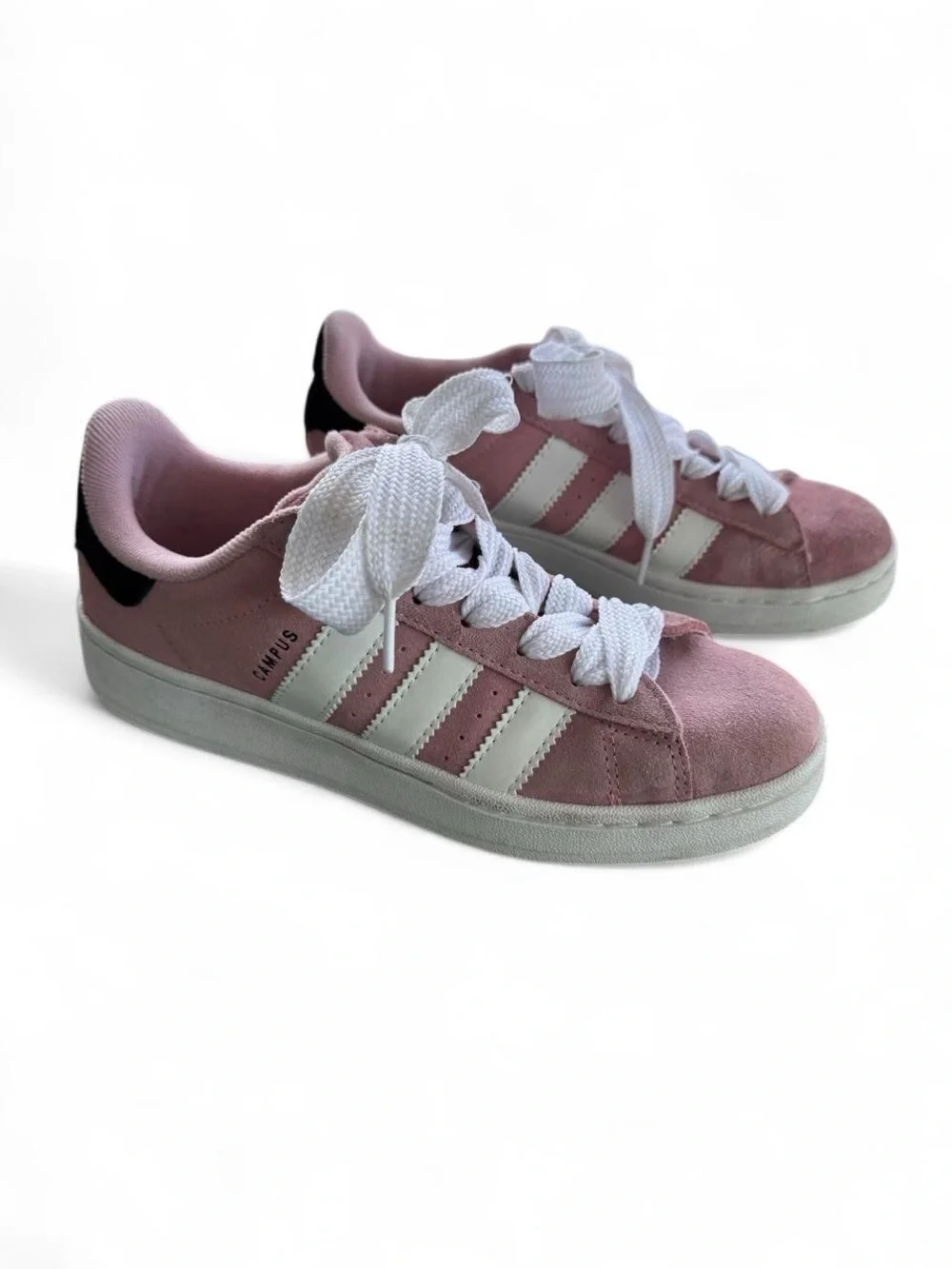 Adidas Campus 00s Pink White Sneakers HP6395 Size 6.5 Preppy Coquette